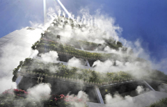 陜西高樓綠植墻&ldquo;仙氣飄飄&rdquo;成網(wǎng)紅